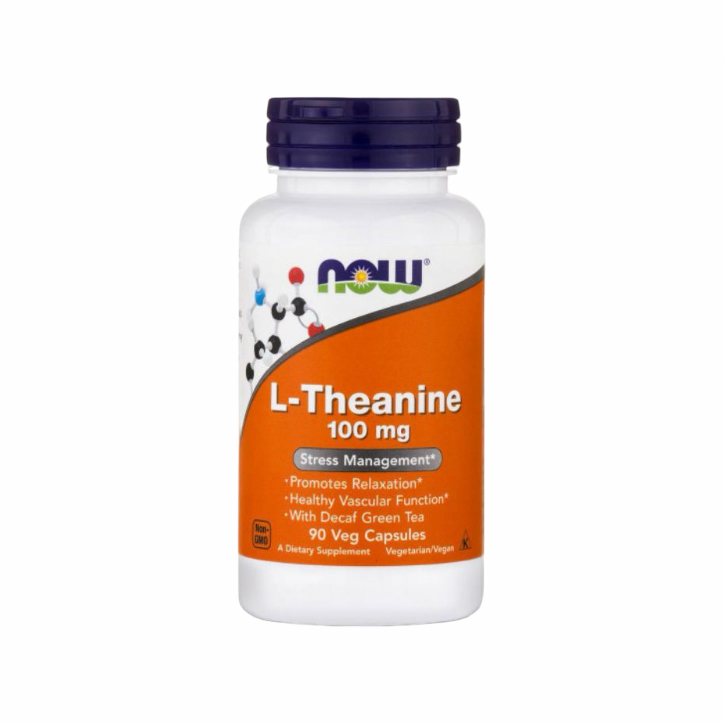 NOW Foods L-Theanine 100 mg Veg Capsules