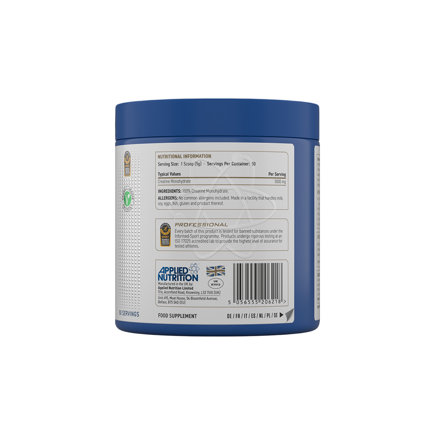 APPLIED NUTRITION CREATINE MONOHYDRATE - 250 G
