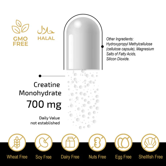 FUELUP- CRE-UP 700mg, 240 capsules