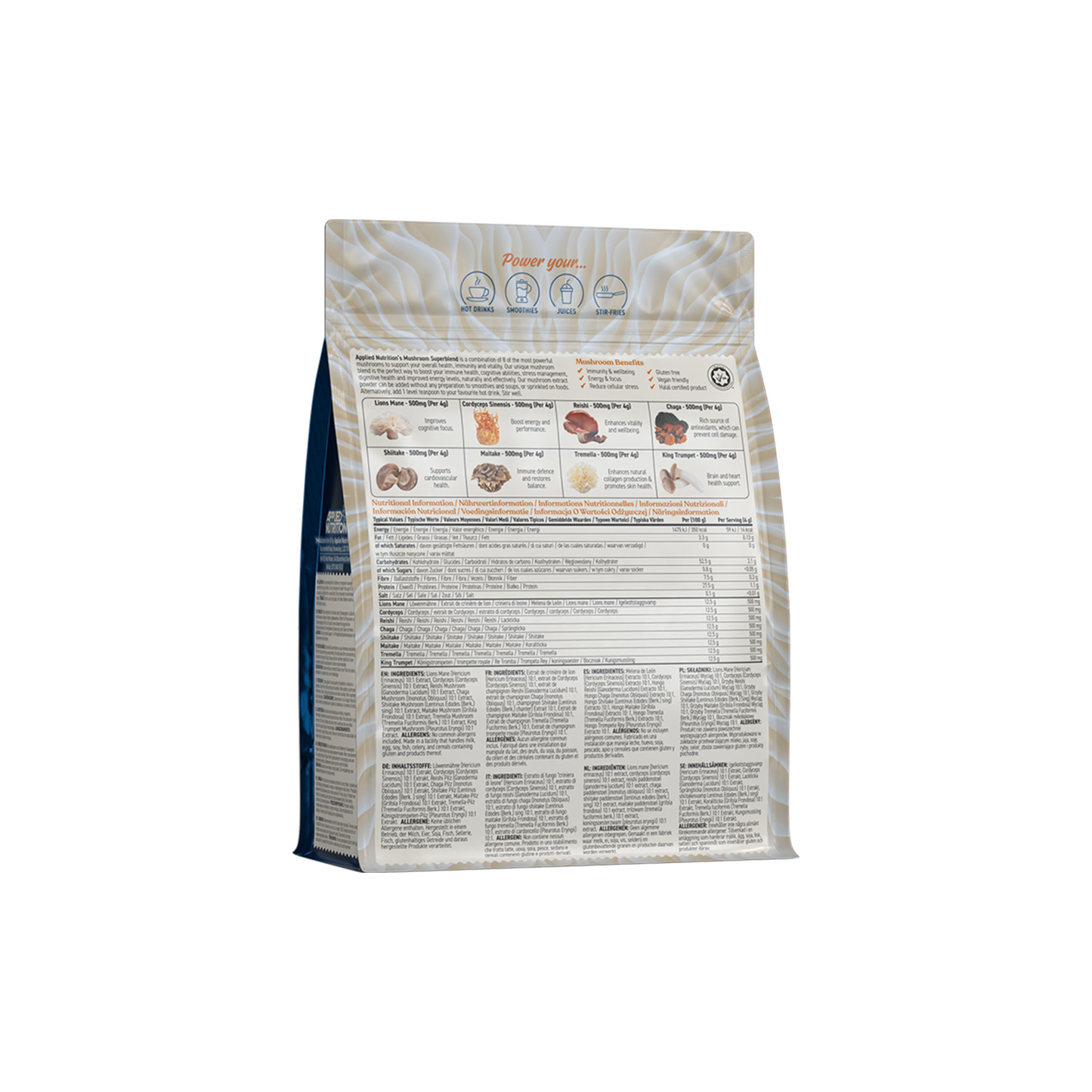 APPLIED NUTRITION MUSHROOM SUPERBLEND - 160 G