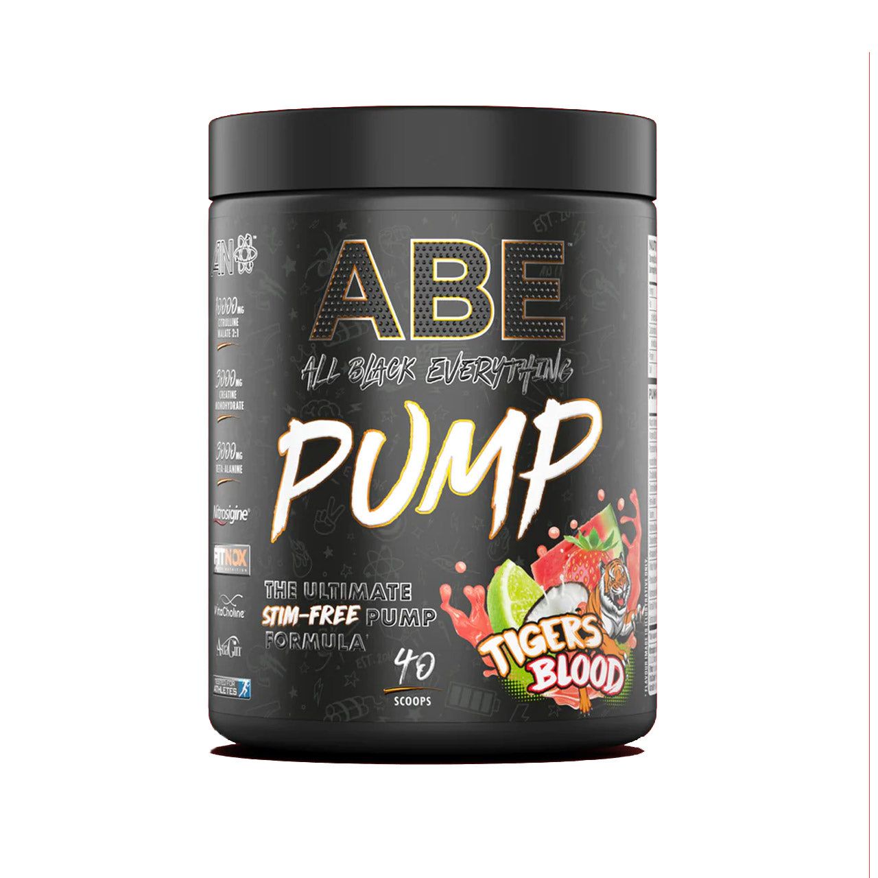 APPLIED NUTRITION – ABE PUMP – ZERO STIM PRE-WORKOUT 500G (40 servings)