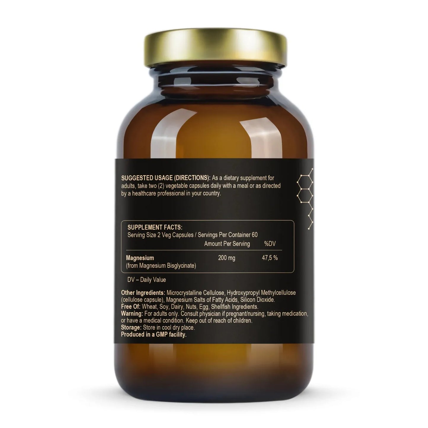 FUELUP – Magnesium Glycinate 100 mg / 120 veg caps