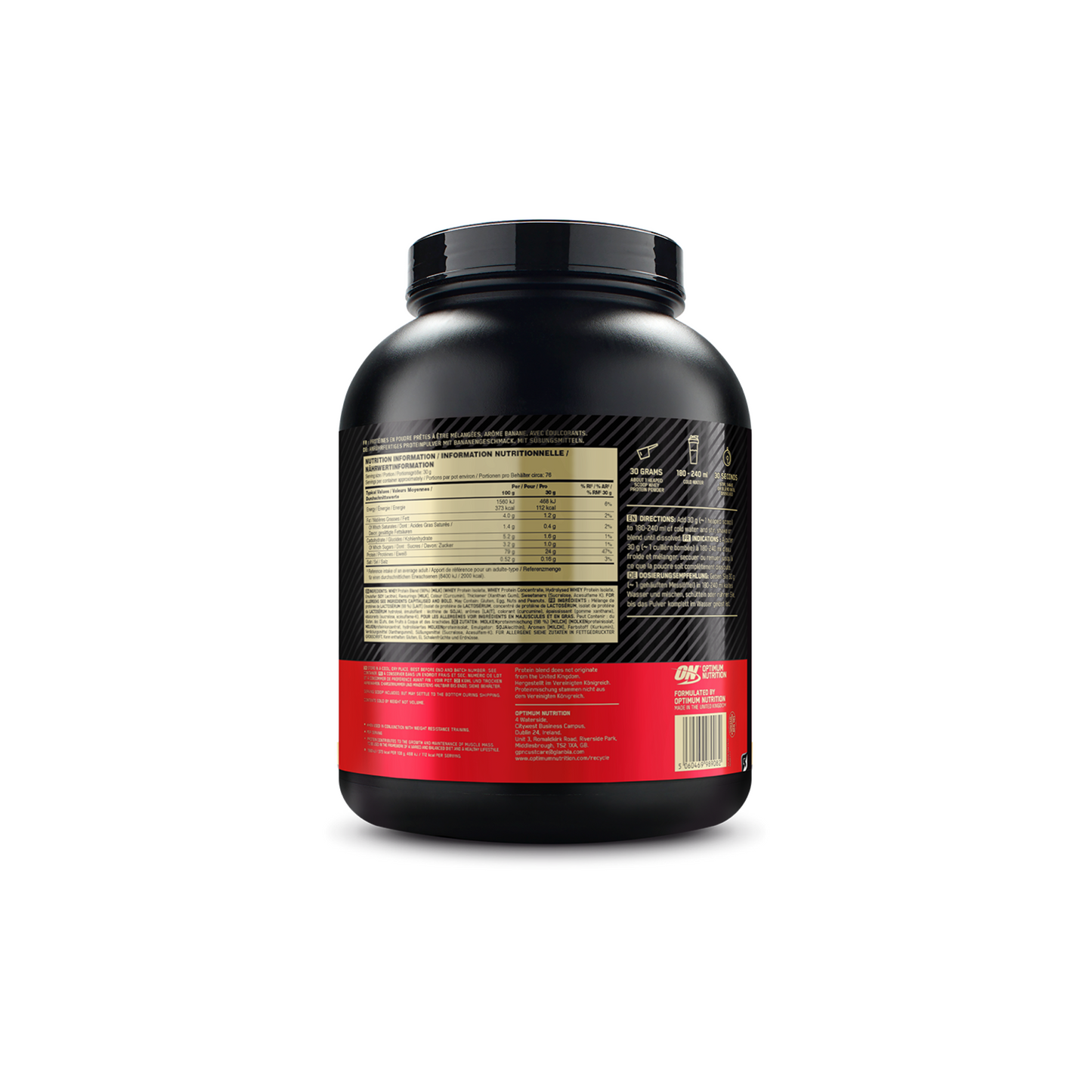 OPTIMUM NUTRITION GOLD STANDARD 100% WHEY - 2270 G