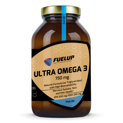 FUELUP – Ultra Omega – 3 (TG, 500/250 ) 1000 mg, 90 softgels