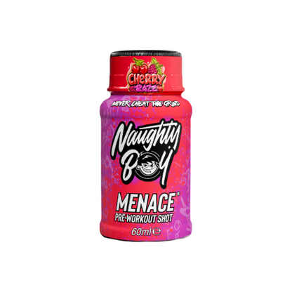 Naughty Boy - Menance Pre workout shot - 60 ML - CHERRY RAZZ