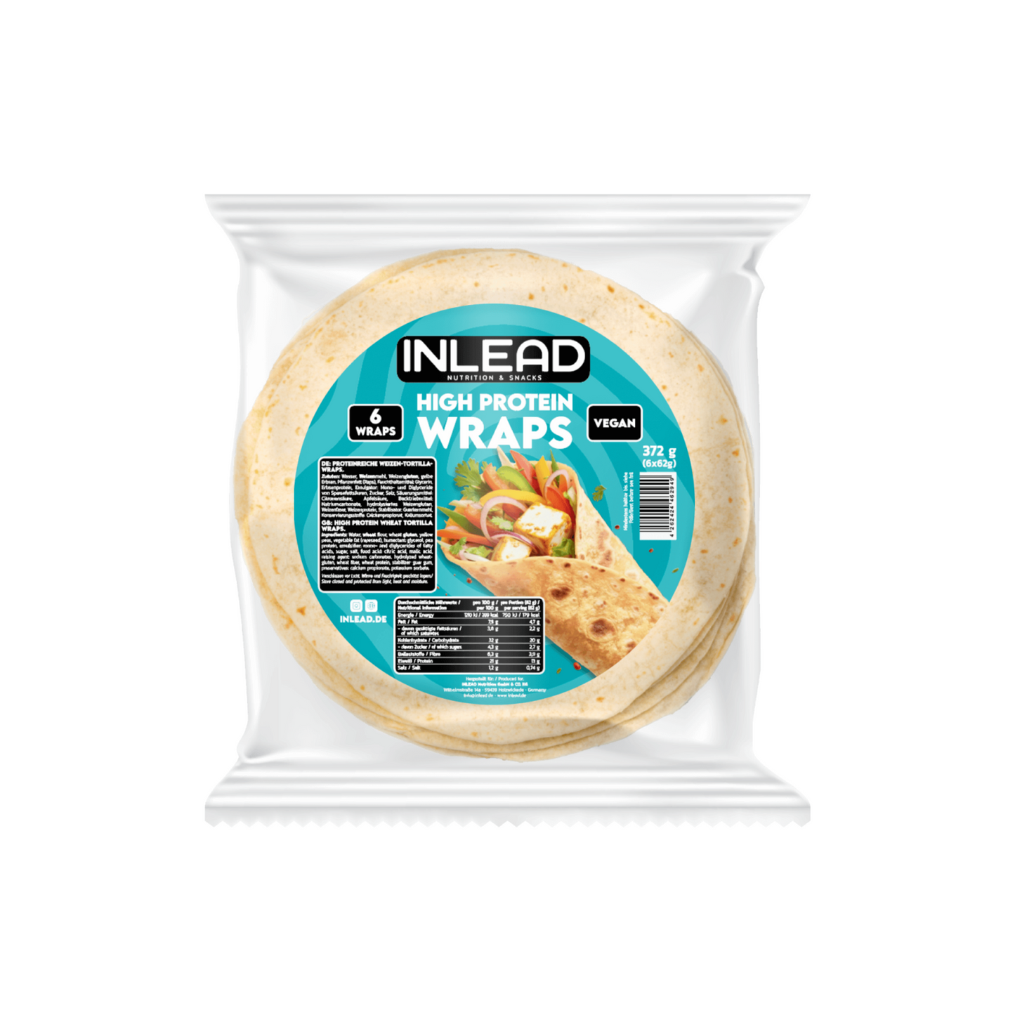 Inlead High Protein Wraps 6 pieces Neutral