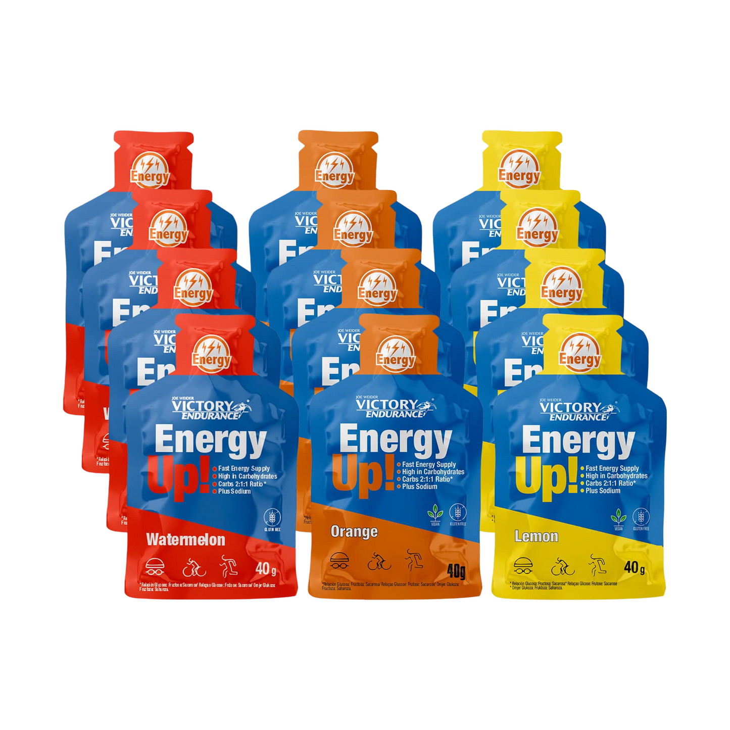 Weider	Victory Endurance Energy Up Gel (12x40g)
