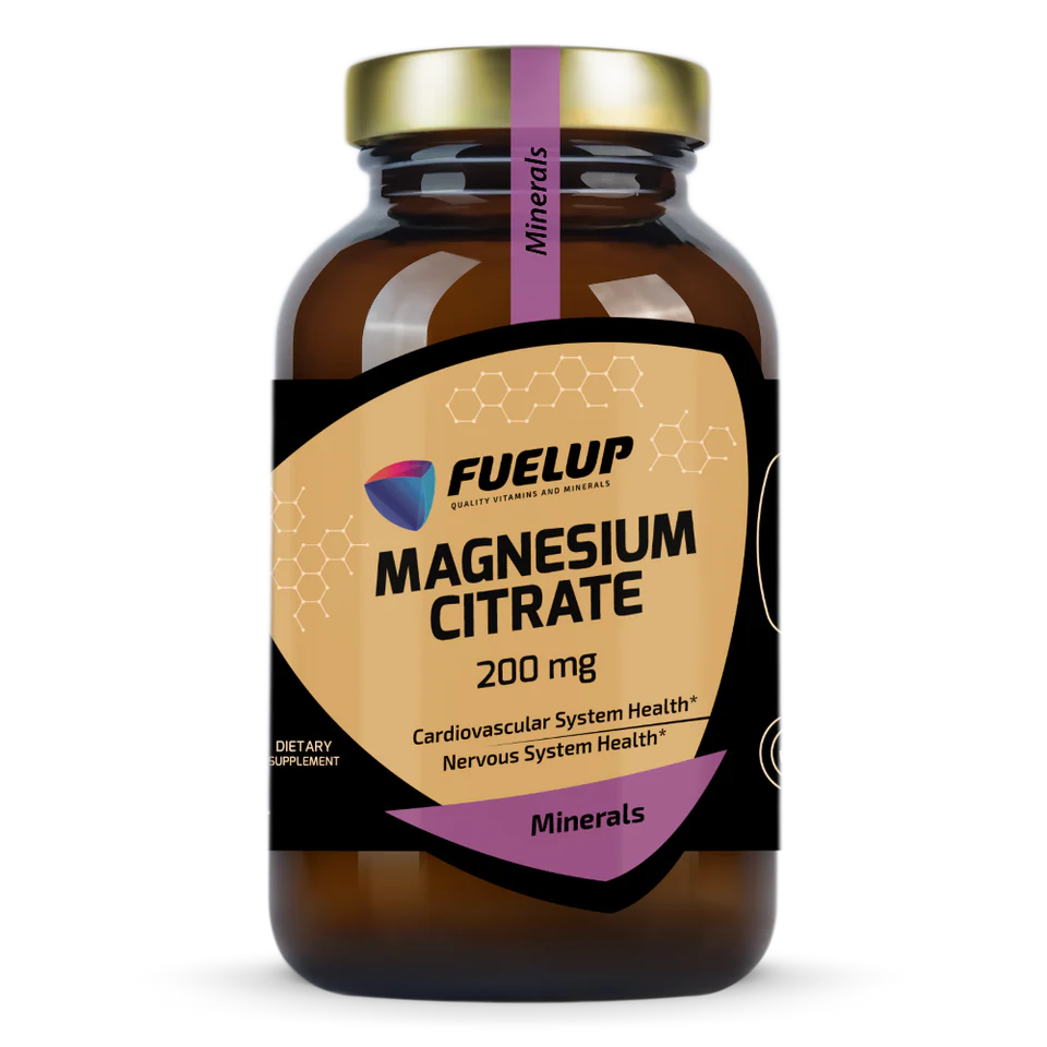 FUELUP – Magnesium Citrate 200 mg, 60 tabs