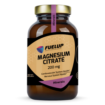 FUELUP – Magnesium Citrate 200 mg, 60 tabs