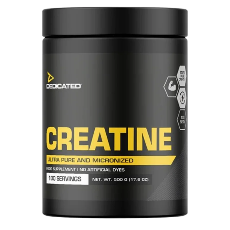 Dedicated Creatine – 100% Ultra Pure and Micronized Monohydrate 500gr