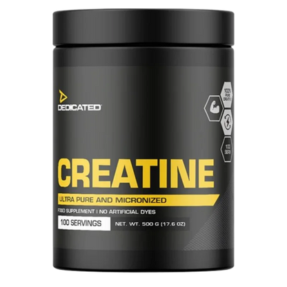 Dedicated Creatine – 100% Ultra Pure and Micronized Monohydrate 500gr