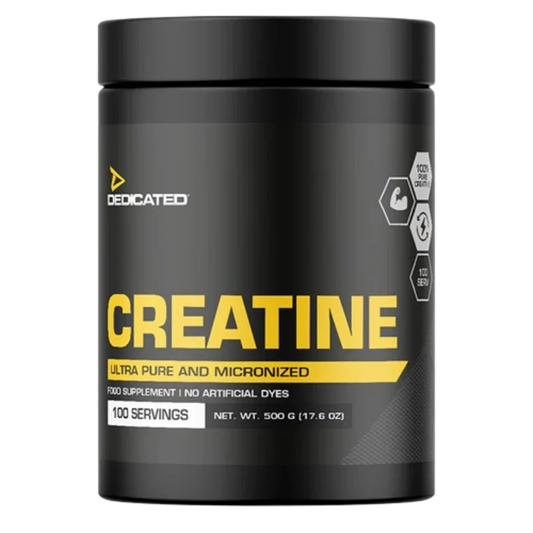 Dedicated Creatine – 100% Ultra Pure and Micronized Monohydrate 500gr