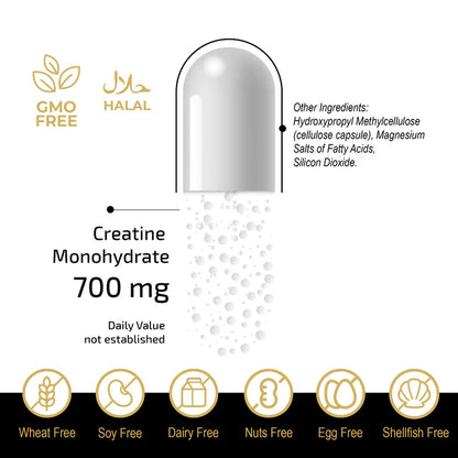 FUELUP- CRE-UP 700mg, 240 capsules
